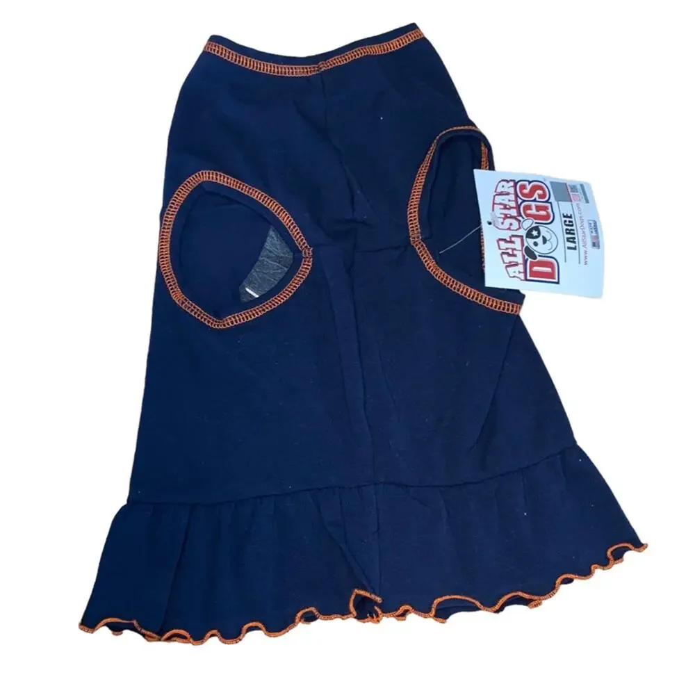 NWT Virginia Cavaliers Dog‎ Dress Large All Star Dogs NCAA Pet Outfit Ruffle Hem